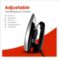 Iron Dry Light weight iron 3LBS Premium Quality  - Dry Iron - Istri -- 1000 Watts | 220V - 240V | 50/60Hz - Lightweight Iron - Electric Iron - Portable Iron - Traveling Iron - Deluxe Metal Cover - Pack of (1)/(2)/(3)/(4). 