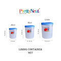 PrettyNeat Lining Container Set Small - 3 pcs set. 