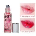 IMAN OF NOBLE Color fashion Waterproof Glitter & Lip Oil Clear Fruit Juice Lip Gloss Crystal Jelly Moisturizing Lips Oil Lasting Not Sticky Lip Gloss Lipstick Makeups Lips Care Random Color Will Be Send. 
