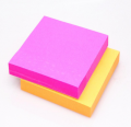 Sticky notes - Pack of 2 - Multicolour 200 sticky notepad sheets - 3" x 3". 