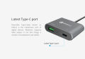 Nillkin 57W 4 Ports 3 USB + TYPE-C Car Charger Adapter Quick Charge 3.0 QC2.0 Mobile Phone Charger 2M Extension Wire for iPhone Xxiaomi IPad Sansung Google Xiaomi. 