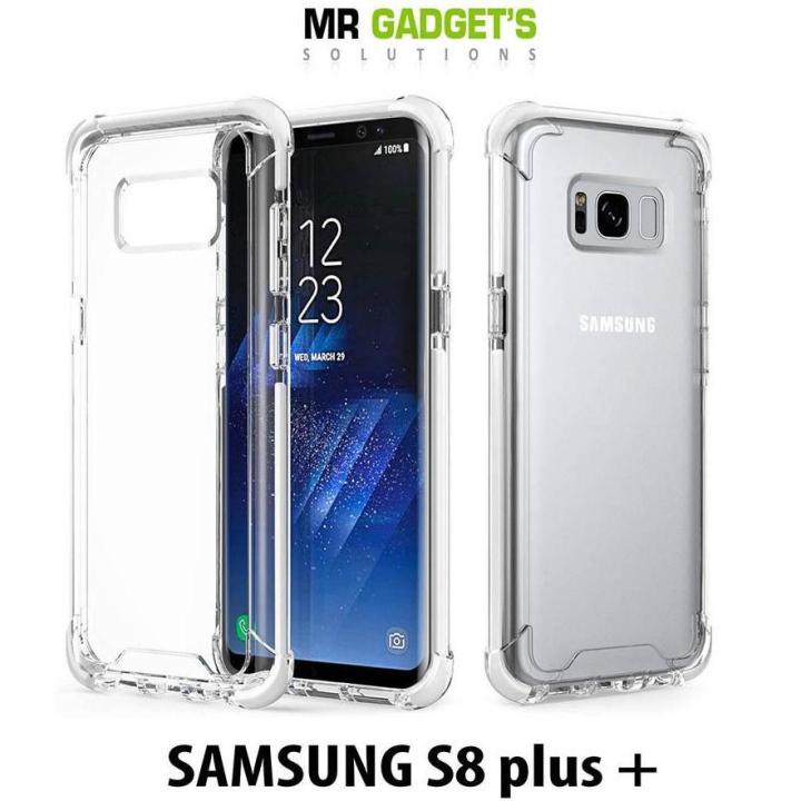 Crystal%20Clear%20Soft%20PVC%20TPU%20Bumper%20Slim%20Protective%20case%20cover%20with%20Drop%20Protection%20for%20Samsung%20Galaxy%20S8%20Plus%20-%20Image%203