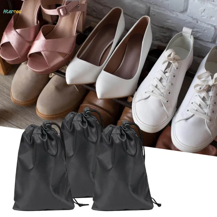 3%20Pieces%20Shoes%20Bag%20Travel%20Shoe%20Bags%20Polyester%20Portable%20Shoe%20Bags%20Drawstring%20for%20Shoes%20Sundries%20-%20Image%204