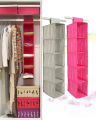 Closet Organizer Hanging Storage Bag Wardrobe Cloth Organizer 5/6 Layers Shelf Foldable Rack Shelves. 