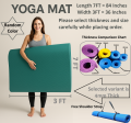 6mm Yoga Mat for Women and Men- Anti Slip. 