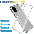 Samsung Galaxy A91 / Samsung Galaxy M80s Soft Silicone Back Cover TPU Transparent Case With Camera Protection. 