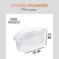 Space-Saving Compact Kitchen Organizer (Ideal for fridge storage) [Narrow] (K527). 