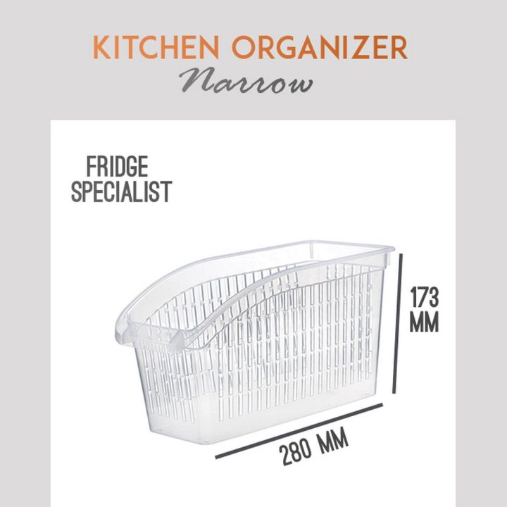 Space-Saving Compact Kitchen Organizer (Ideal for fridge storage) [Narrow] (K527)