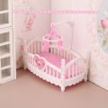 1:12 Dollhouse Miniature Baby Room Bassinet Bed Cradle Bed Furniture Model Decor STARLITE. 
