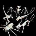 Lizard Horror Bat Party Mouse Home Animal Skeleton Artificial skull Trick Props Plastic Bones. 