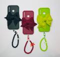 Infinix Hot 8 Back Cover For Girls - Bow Tie Case With Fancy Key Chain - Unique cover - Soft Silicone Case With Camera Protection - Infinix Hot 8 Fancy Girls Back Cover. 