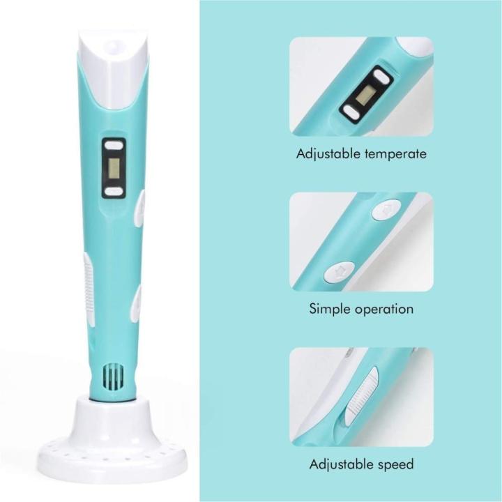 KIDS%20NEW%203D%20Pen,%203D%20Printing%20Pen,%20Electric%203D%20Drawing%20Printing%20Pen%20with%20LCD%20Screen%20+%20PLA%20ABS%20Filament%20Refills%203%20Colors%209m,%203D%20Doodler%20Pen%20Creative%20Toy,%20DIY%20Arts%20Crafts%20Gift%20for%20Kids%20&%20Adult%20-%20Image%204