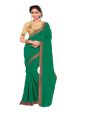 Formal Embroided blouse un stitched saree. 