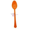 Orange Spoon - 6 Inch - Plastic - Orange Themed Party - Orange - Unisex - Pack Of 20. 