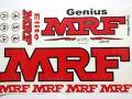 2D MRF Cricket Bat Stickers AB DE Villiers Edition. 