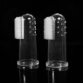 (10 Pes) Cat Dog Oral Care Massager Toothbrush Soft PLASTIC Finger Brush. 