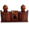 Shahi Qila Wooden Sculpture, Gorgeous Statue of Shahi Qila, Handmade Wooden Home Decor.. 