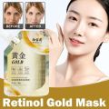 Gold Mask Snake Peptide Golden Mask Moisturizing Whitening Wrinkle fade Mud Mask Firming Skin Care 100ml. 