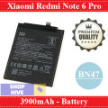 Xiaomi Redmi Note 6 Pro Battery BN47 Replacement Premium Quality 3900mAh For Xiaomi Redmi Note 6 Pro. 
