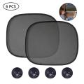 Enovoe Car Window Shade - (6 Pack) - Sunshade for Car Windows prevent Sun, Glare and UV Rays Protection for Your Child - Baby Side Window Car Sun Shades. 