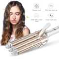Professional Hair Tools Curling Iron Ceramic Triple Barrel Hair Styler Hair Waver Styling Tools Hair Curlers Electric Curling. 