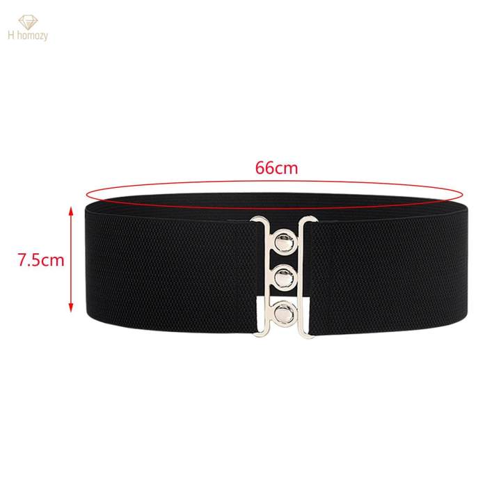 Wide%20Elastic%20Belt%20Solid%20Color%20Girdle%20Corset%20Dress%20Belt%20for%20Women%20Ladies%20Black%20-%20Image%209