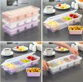 Portion Box 4 In 1 Plastic Material Multi Purpose 4 Compartments Box (Airtight) For Dry Fruits/Spices/ Jewelry /Gravy /lunch. 