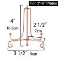 Iron Easel Display Stand Resin Coaster Stand Photo Stand Resin Plate Holder Plate Display Stand Iron Easel Stand Decorative Display Metal Display Stand Easel Stand Tabletop Display Stand Picture Frame Stand Book Stand | Plate Holder | Photo Display. 