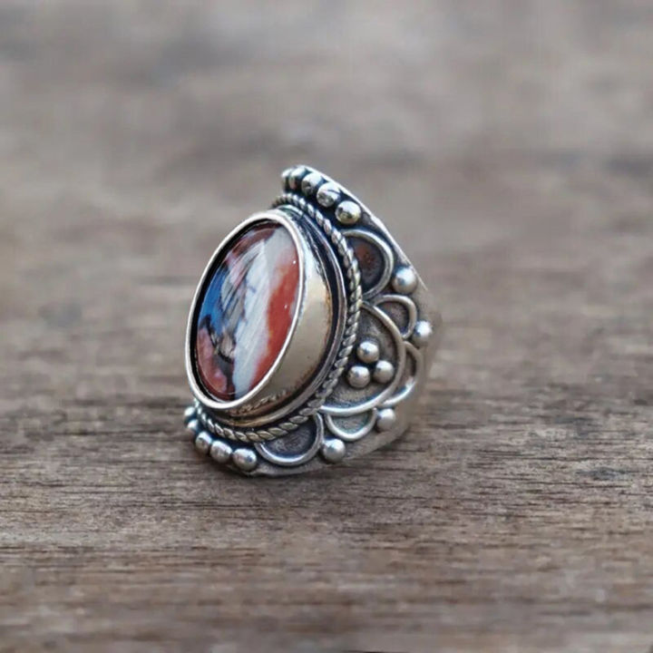 Luxury Statement Ring - Intricate Geometric Bead Design, Premium ...