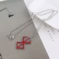 Berserk Symbol Necklace The Mad Warrior Norse Viking Mythology Keyring Pendant Jewelry. 
