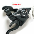 1 Pc/Pair St-Ef51 Gear Shifter/Brake Lever 3/7/8 Speed Or Set Black V-Brake For Shimano. 