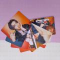 BTS Album Photocards Pack of 8 for Deco - Double side Album With Logo Large - Round Corner. 