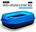 PawComfortm Cat Litter Tray with Scoop - Ideal size for adult cats - Available in Pink, purple, Blue ,Yellow Black Green. 