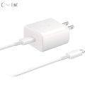 One Time Samsung 45W USB-C Super Fast Charger with Charging Cable. 