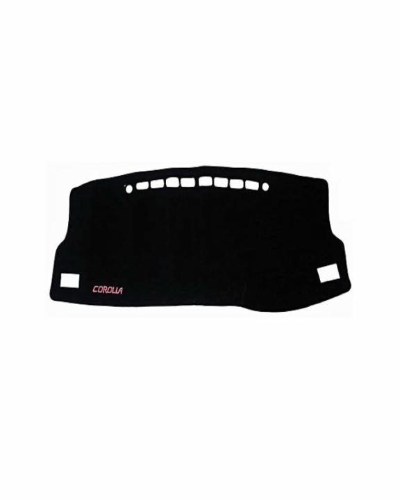 Car Dashboard Cover Carpet For Toyota Corolla 2014 - 2018 - Black