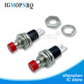 10PCS PBS-110 7MM Momentary Push Button Switch Red Black White Blue Yellow Green Normally Open No Lock Small Push Button Switch. 