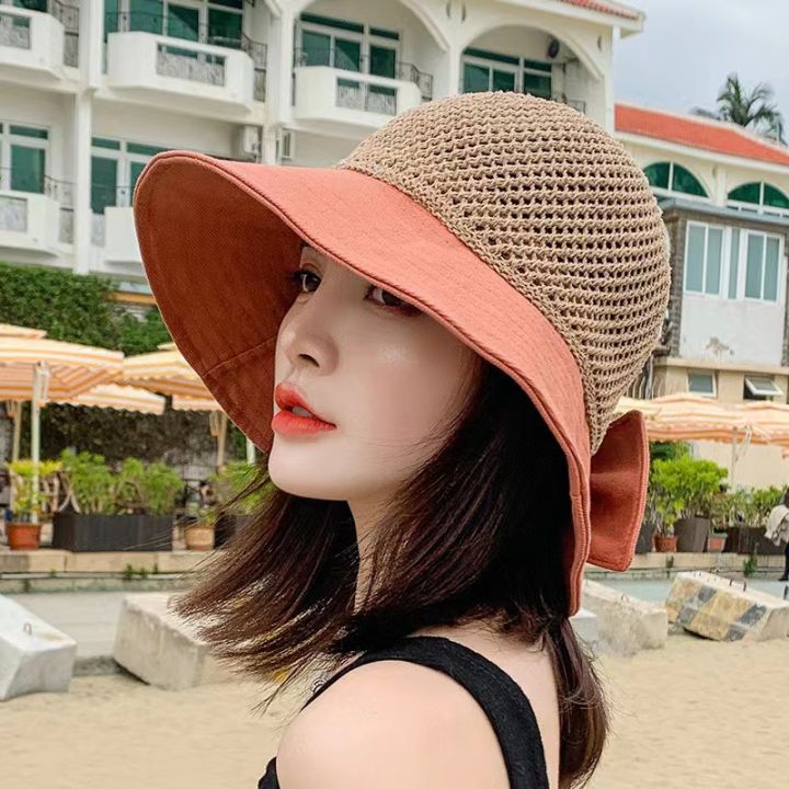 New Sun Hat Women's Cloth Cap Sun Hat Summer Outdoor Beach