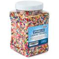 Sprinkles Vermicelli Edible Multi Colours 1 kg Jar-Colorful Sprinkles for decoration (Cake, Pastries, Donuts). 