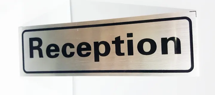 RECEPTION%20%20Plate%20%20(18cm%20x%205cm)%20Aluminium%20Sign%20Plate%20(Mirror%20OR%20Glass%20Mountable%20Name%20Plate)%20-%201%20Piece%20-%20Image%206