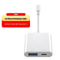 Atowin OTG Adapter for iPhone 14 13 12 11 X XS MAX 8 7 plus iPad pro air Lighting to USB Connector With Charging Port Data Converter for U Disk Keyboard Mouse. 
