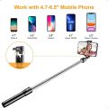 Gritin 3 in 1 Bluetooth Tripod Extendable and Portable Selfie Stick with Wireless Remote. 