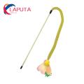 Cat Toys for Dental Health Interactive Cat Stick Toy with Bell Fun Plush Ball Kitten Teaser Wand for Playtime Cat Toys for Playtime. 