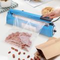 12 Inch Impulse Bag Sealer.300mm Impulse Manual Sealer Heat Sealing Machine With 8 Gear Temperature Control Manual Poly Bag Heat Sealer. 