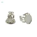10Pcs Br Adjustable Rings Base Blank Setting Hollow Folwer Oval Base Glue. 