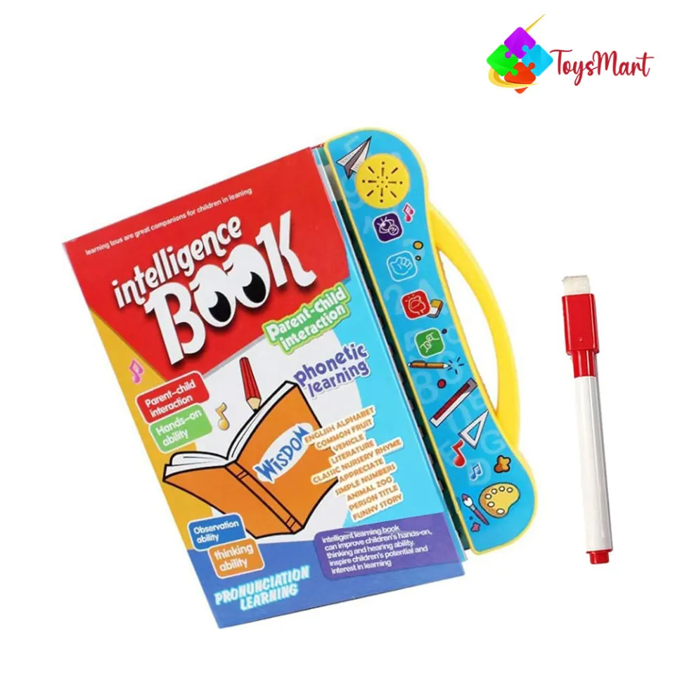 Study Book By The Toys Mart Intelligence Baby book Sound Book for Children English Letters