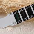LCD Thermometer Strip ABS Reusable Flexible Head Fever Forehead Thermometer Color Change Home Test Temperature LCD Thermometer Strip ABS Reusable. 