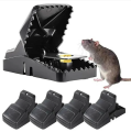 JS Heavy Duty Reusable Plastic Mouse Trap Catcher – Humane No Poison Rat & Mouse Snap Trap | Easy Set, Strong Spring, High Sensitivity Rodent Catcher for Home Kitchen Office Garage Pest Control. 