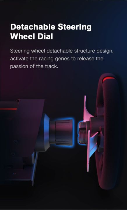PXN%20V10%20Gaming%20Racing%20Steering%20Wheel%20270/900%C2%B0%20Degree%20Dynamic%20Force%20Feedback%20and%20Magnetic%20Pedals,%206+1%20Shifter%20-%20Image%206