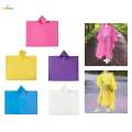 Kids Rain Coat Boys Girls Hooded Portable Rainproof Children's Raincoat Pink. 