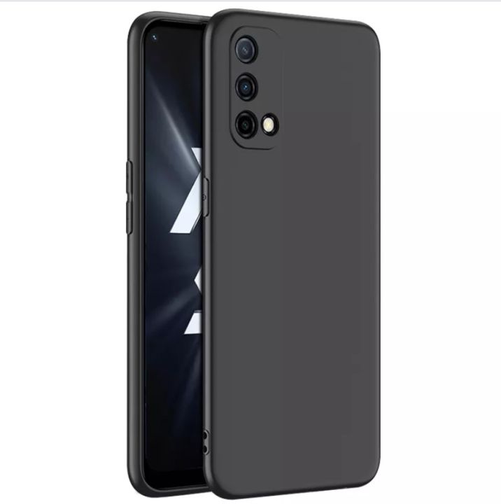 OPPO A95 A74 F19 Black Soft TPU Silicone Back Cover Case